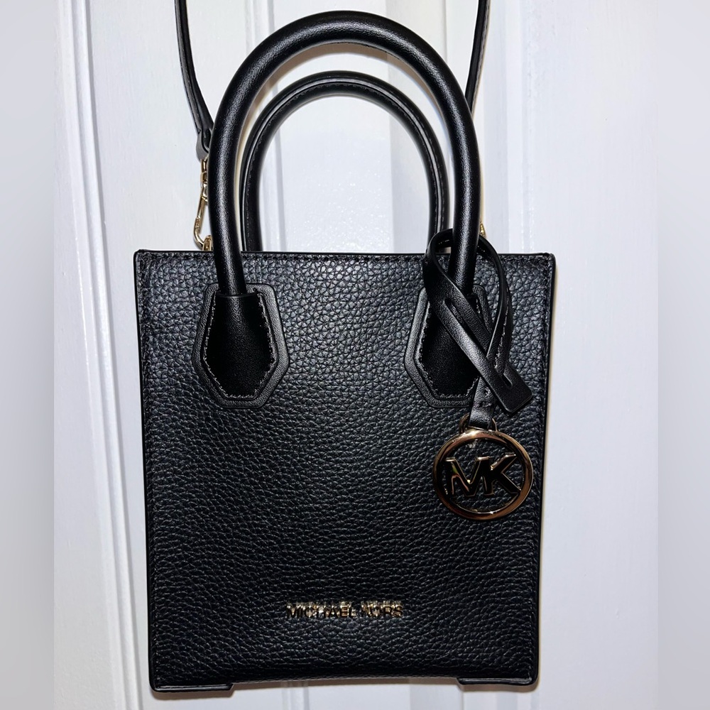 Michael Kors X Mercer Extra-Small Pebbled Leather Crossbody Bag - Picture 5 of 6
